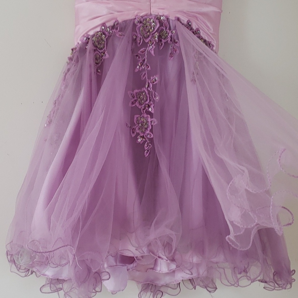 Beautiful strapless heart shaped neck line, royal purple 💜 - Picture 6 of 16